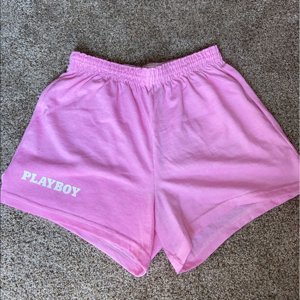 Pink Playboy Shorts